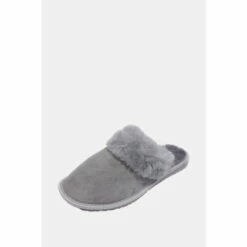 Hot Squash HotSquash Womens Grey Slip-On Slippers