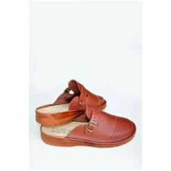 Hot Squash HotSquash Brown Premium Handcrafted Leather Slip-On Slippers -HotSquash Shop unnamed file 1025