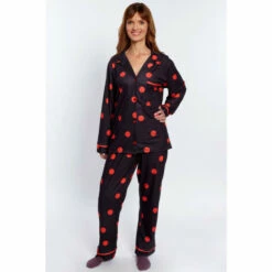 Hot Squash HotSquash Premium Black Jersey Pyjama Set