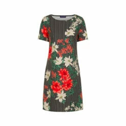 Hot Squash HotSquash Black Rivera Short Sleeved Print Shift Dress 3 Hot Squash HotSquash Black Rivera Short Sleeved Print Shift Dress -HotSquash Shop unnamed file 163