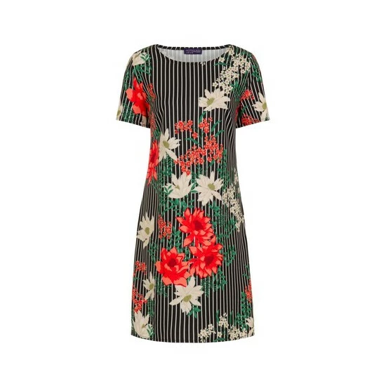 unnamed-file-163.jpg Hot Squash HotSquash Black Rivera Short Sleeved Print Shift Dress -HotSquash Shop unnamed file 163