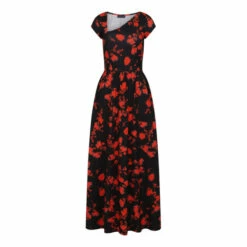 Hot Squash HotSquash Black Asymmetric Neckline Maxi Dress -HotSquash Shop unnamed file 167