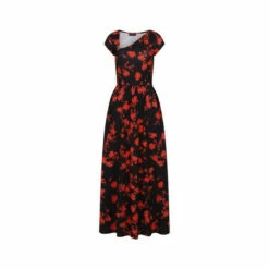 Hot Squash HotSquash Black Asymmetric Neckline Maxi Dress -HotSquash Shop unnamed file 168