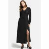 Hot Squash HotSquash Black Gemma Long Sleeved Dress