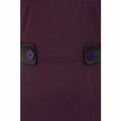 Hot Squash HotSquash Purple 60's Dress With Contrast Hem -HotSquash Shop unnamed file 198