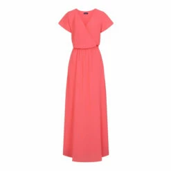 Hot Squash Orange Chiffon Wrap-Top Maxi Dress -HotSquash Shop unnamed file 237