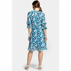 Hot Squash HotSquash Blue Print Chiffon Dress -HotSquash Shop unnamed file 259
