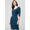 Hot Squash HotSquash Blue Chelsea Dress With Buttons