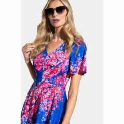 Hot Squash Blue Fit And Flare Midi Dress -HotSquash Shop unnamed file 300