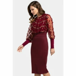 Hot Squash HotSquash Brown Embroidered Emma Dress -HotSquash Shop unnamed file 311