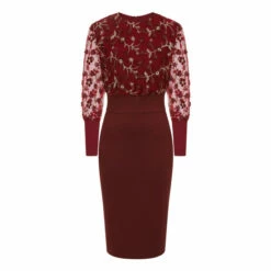 Hot Squash HotSquash Brown Embroidered Emma Dress -HotSquash Shop unnamed file 312