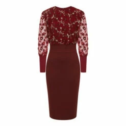 Hot Squash HotSquash Brown Embroidered Emma Dress -HotSquash Shop unnamed file 313