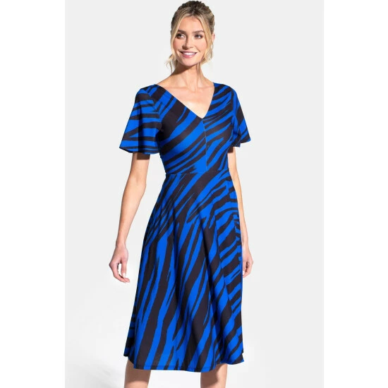 unnamed-file-416.jpg Hot Squash Womens Animal Stripe Black/Blue Fit And Flare Midi Dress -HotSquash Shop unnamed file 416