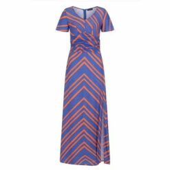 Hot Squash Blue/Orange Zig Zag Maxi Dress -HotSquash Shop unnamed file 438