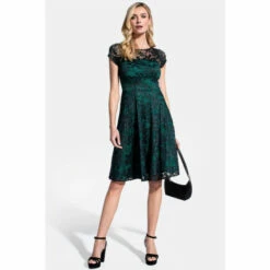 Hot Squash HotSquash Green Lace Fit And Flare Dress -HotSquash Shop unnamed file 442