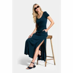 Hot Squash Scoop Neck Maxi T-Shirt Dress -HotSquash Shop unnamed file 468