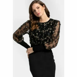 Hot Squash HotSquash Black Embroidered Emma Dress -HotSquash Shop unnamed file 474