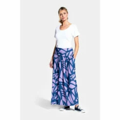 Hot Squash HotSquash Womens Blue Roll Top Maxi Skirt -HotSquash Shop unnamed file 488