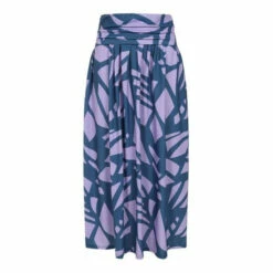 Hot Squash HotSquash Womens Blue Roll Top Maxi Skirt -HotSquash Shop unnamed file 490