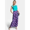 Hot Squash Womens Blue Box Pleat Maxi Skirt
