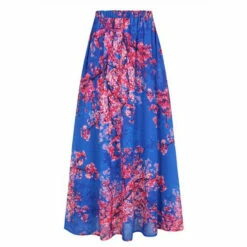 Hot Squash HotSquash Womens Cherry Blossom Chiffon Maxi Skirt -HotSquash Shop unnamed file 515