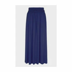 Hot Squash Hotsquash Navy Blue Luxury Roll Top Maxi Skirt -HotSquash Shop unnamed file 520