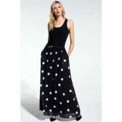 Hot Squash Womens Black Chiffon Maxi Skirt -HotSquash Shop unnamed file 523