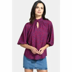 Hot Squash HotSquash Animal Balloon Top With High Collar