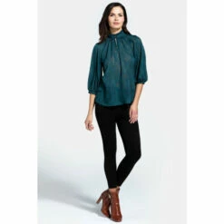 Hot Squash HotSquash Blue Balloon Top With High Collar -HotSquash Shop unnamed file 594