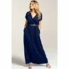 Hot Squash HotSquash Navy Blue Maxi Dress