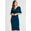 Hot Squash HotSquash Blue Emma Dress With Buttons