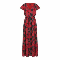 Hot Squash HotSquash Pink Chiffon Wrap Top Maxi Dress -HotSquash Shop unnamed file 645