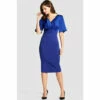 Hot Squash Hotsquash Blue Emma Dress With Buttons