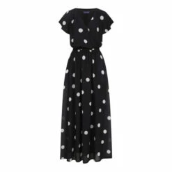 Hot Squash HotSquash Black Chiffon Wrap Top Maxi Dress 3 Hot Squash HotSquash Black Chiffon Wrap Top Maxi Dress -HotSquash Shop unnamed file 656