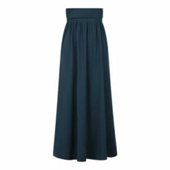 Hot Squash HotSquash Teal Blue Roll Top Maxi Skirt -HotSquash Shop unnamed file 681