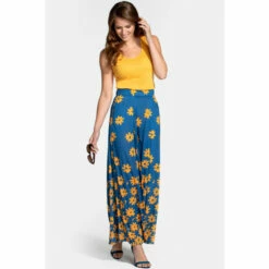 Hot Squash HotSquash Blue Box Pleat Maxi Skirt -HotSquash Shop unnamed file 695