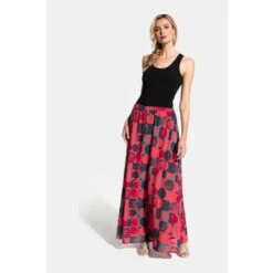 Hot Squash Womens Pink Chiffon Maxi Skirt -HotSquash Shop unnamed file 700