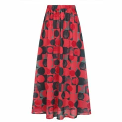 Hot Squash Womens Pink Chiffon Maxi Skirt -HotSquash Shop unnamed file 701