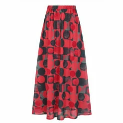 Hot Squash Womens Pink Chiffon Maxi Skirt -HotSquash Shop unnamed file 702