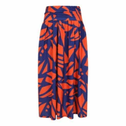 Hot Squash Womens Red Roll Top Maxi Skirt -HotSquash Shop unnamed file 712