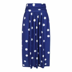 Hot Squash Womens Blue Roll Top Maxi Skirt -HotSquash Shop unnamed file 721
