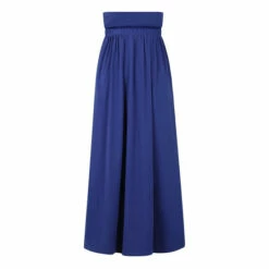 Hot Squash HotSquash Blue Roll Top Maxi Skirt -HotSquash Shop unnamed file 729