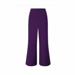 Hot Squash HotSquash Purple Luxe-Lounge Wide Leg Crepe Trousers -HotSquash Shop unnamed file 745