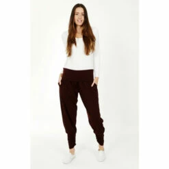 Hot Squash HotSquash Brown Roll Top Harem Trousers -HotSquash Shop unnamed file 748