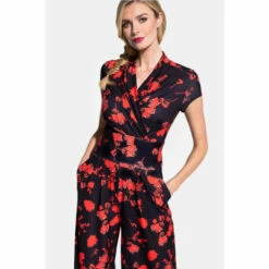 Hot Squash Womens Black Wideleg Jumpsuit -HotSquash Shop unnamed file 825