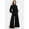 Hot Squash HotSquash Wide Leg Jumpsuit With Blouson Sleeve