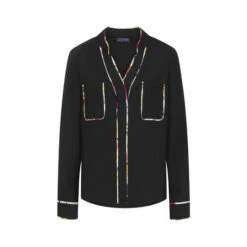 Hot Squash HotSquash Black Crepe Pockets Blouse -HotSquash Shop unnamed file 868