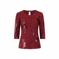 Hot Squash HotSquash Red Sequin Party Top -HotSquash Shop unnamed file 878