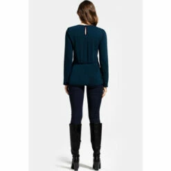 Hot Squash HotSquash Blue Jersey Keyhole Top With Contrast Seams 2 Hot Squash HotSquash Blue Jersey Keyhole Top With Contrast Seams -HotSquash Shop unnamed file 881