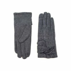 Hot Squash Womens Grey Checked Gloves -HotSquash Shop unnamed file 923